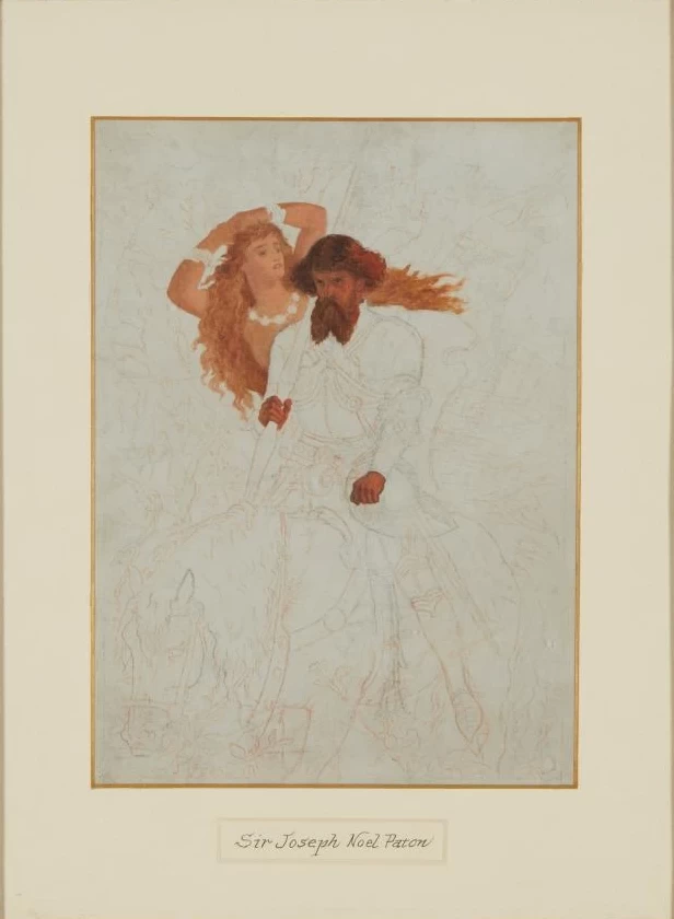Studio di un cavaliere euna fanciulla